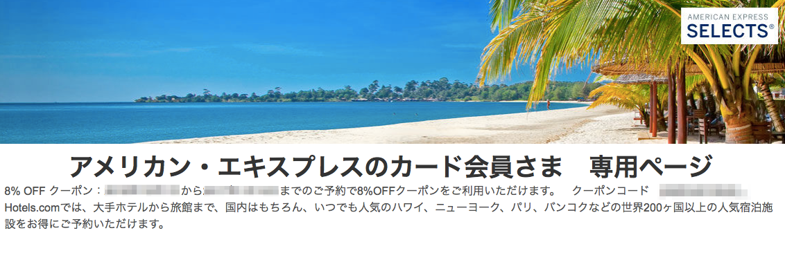 �A�����J���E�G�L�X�v���X�̐�p�N�[�|���R�[�h���